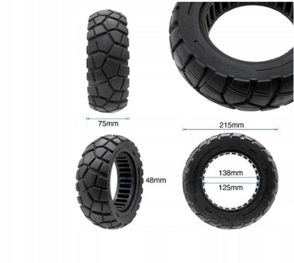 OPONA 9x3.0-5.5 Bezdętkowa Półpełna do KuKirin G2 PRO