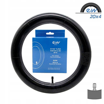 Dętka rowerowa 20x4 Ewheel - zawór prosty SPECJALNY DO FAT-BIKE