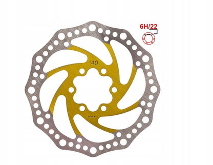 Tarcza Hamulcowa Do KuKirin G2 MASTER / G4 2024 r. 140mm 6H 40 m czerwona