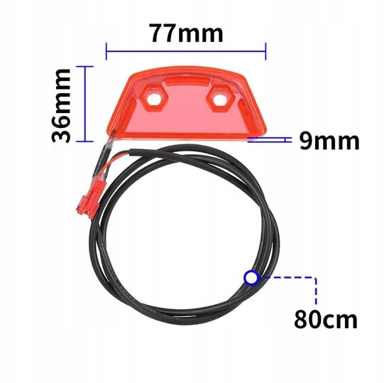 Tylne światło na błotnik lampa LED do KuKirin G2 MAX ORGINAŁ