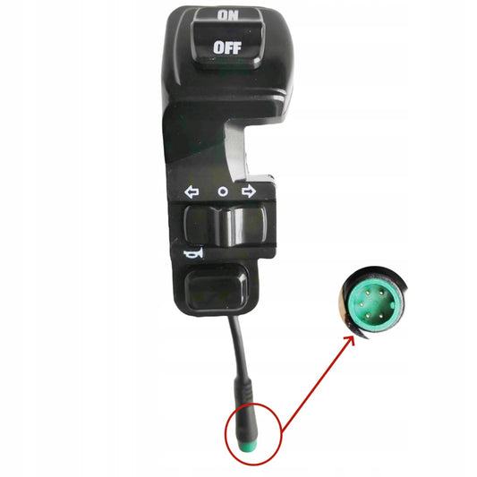 Przełącznik Funkcyjny Świateł + Klakson 5 pin do KuKirin G2 PRO / G2 MAX