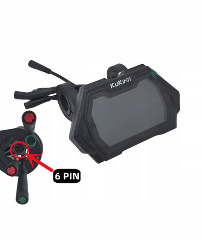 Licznik wyświetlacz A do Kugoo KuKirin G2 Master V2 6 Pin TFM13 FEMI-3