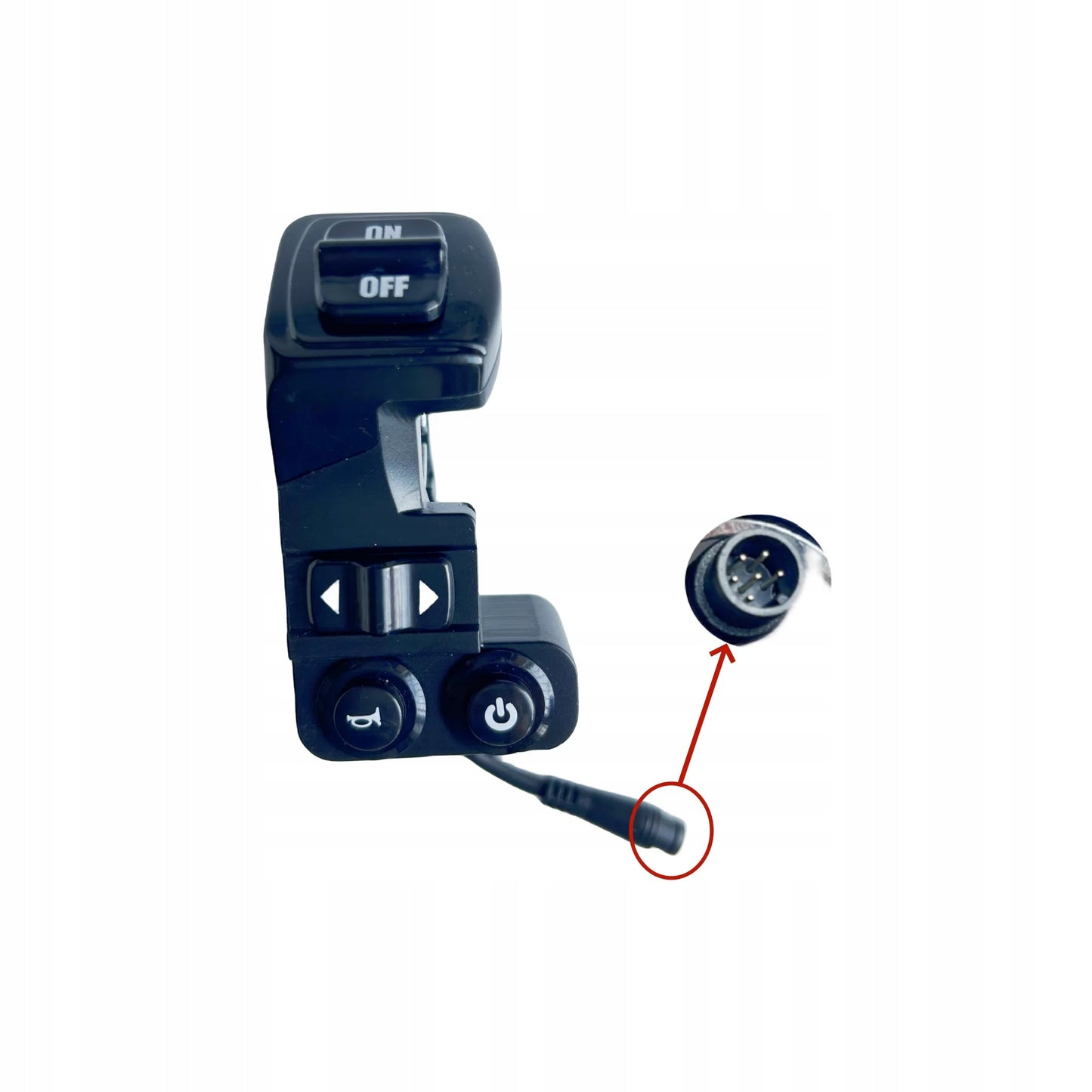 Przełącznik Funkcyjny 6-pin Światła Klakson do Kugoo KuKirin G2 PRO/G2 MAX