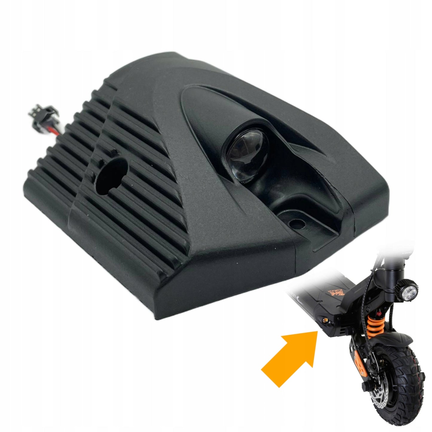 Prawe Przednie Światło LED do KuKirin G2 Master MASKOWNICA BOCZNA