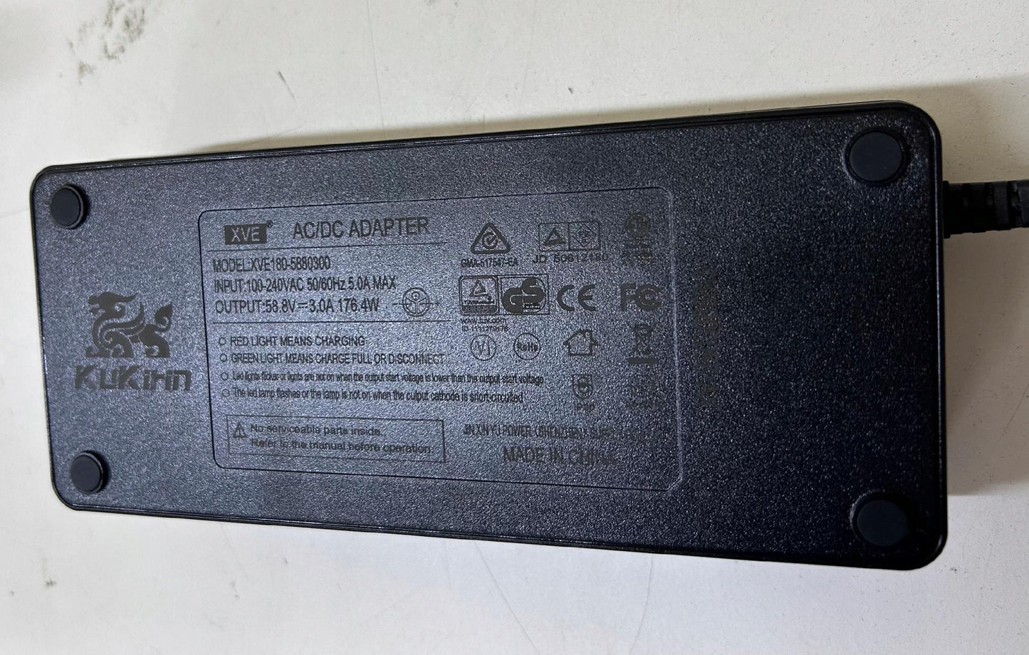 Oryginalna ładowarka 3A do hulajnogi elektrycznej KUKIRIN G2 Master 2025