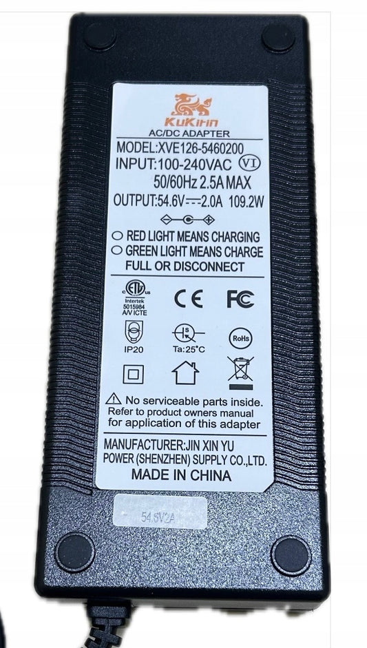 Oryginalna ładowarka do hulajnogi KuKirin G2 54,6V 2A