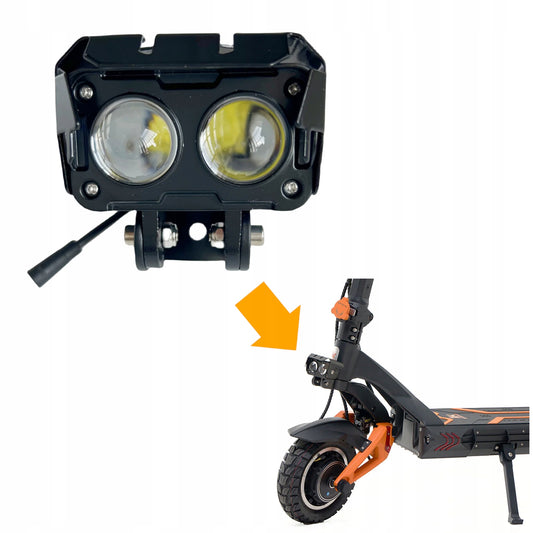 Przednia Lampa LED do Hulajnogi KuKirin G3 PRO ORYGINALNA